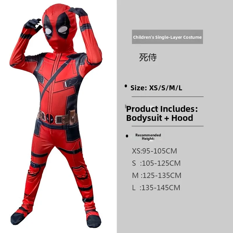 Nuevo Disfraz de Deadpool Estilo Musculoso, Ropa Ajustada, Cosplay de Anime, Disfraz de Halloween, Ropa Étnica para Mujer, Primavera, Sin Marca