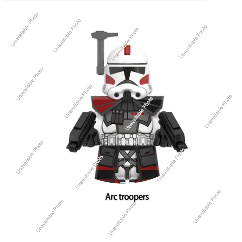 Mainan laris Star Wars mainan figur Star Wars komandan fox Darth Vader Boba Fett Hitung Dooku Block mainan figur Robot Mini boneka rakitan bata