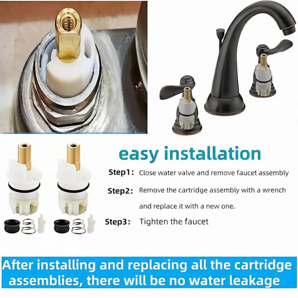 Durable Copper Valve For Delta Rp25513 Faucet Stem Replacement Kit Sink Tap Repair Plumbing Accessory