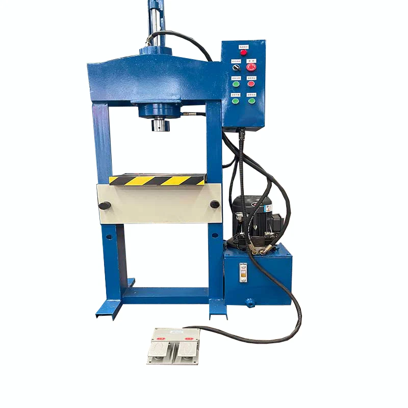 Industrial H-frame gantry hydraulic numerical control press with programmable controller and electric pump for bending stamping