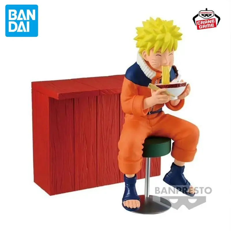 In Voorraad Bandai Originele Uzumaki Naruto Anime Figuren Action Model Cartoon Poppen Desktop Speelgoed Pvc Decor Ornamenten Festival Geschenken