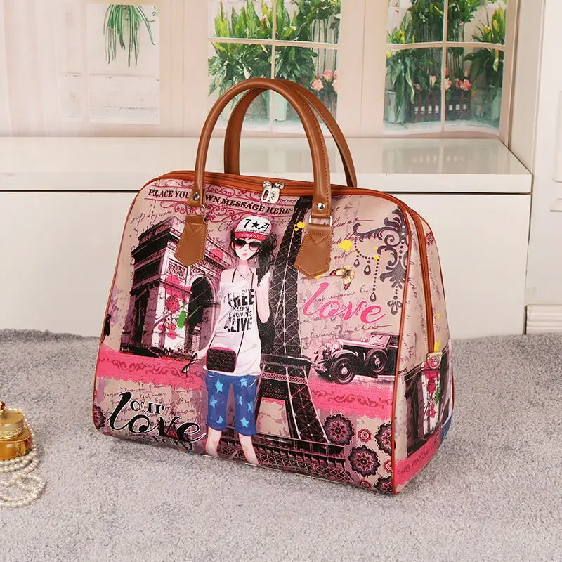 2024 New Fashion Waterproof Women Travel Bag Large Capacity Portable Bag Travel Luggage Tote