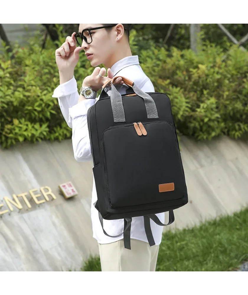 Backpack three-piece commuter bag popular computer backpack middle school student schoolbag