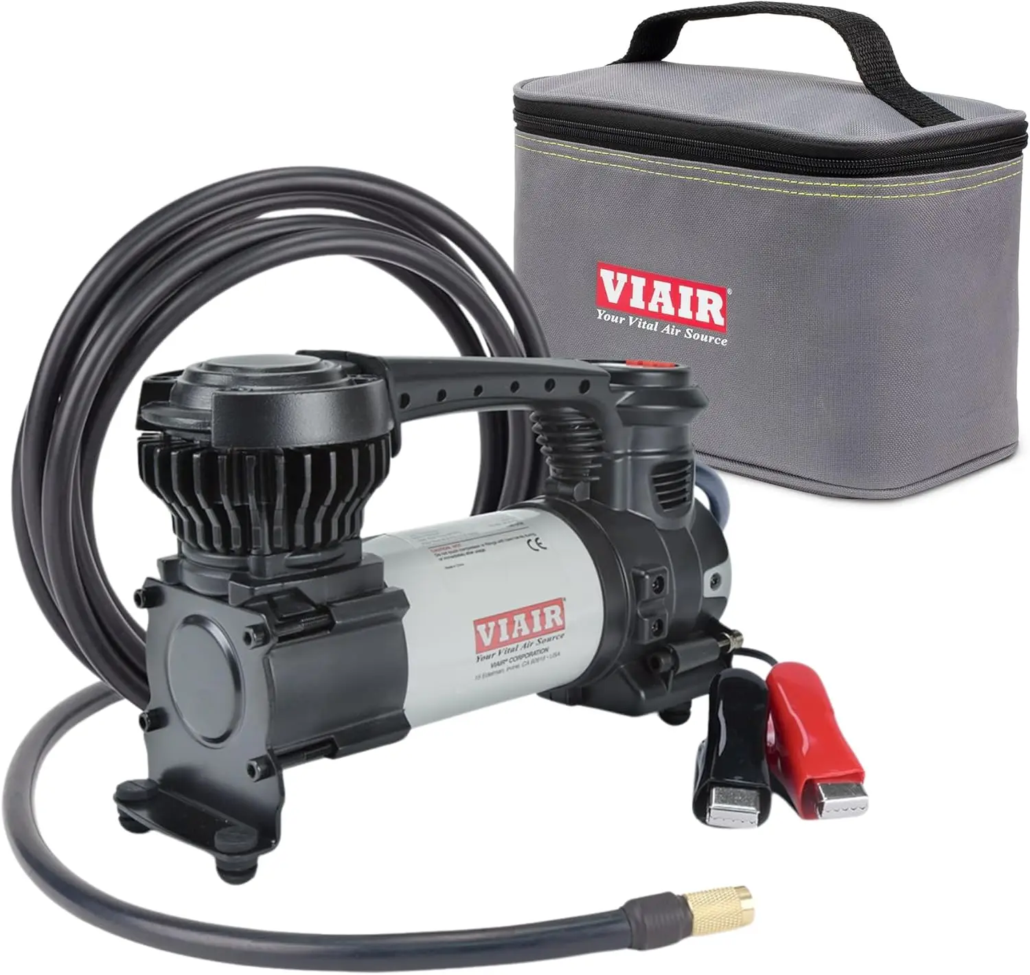 

Portable Air Compressor Tire Inflator for Car, Truck, SUV & RV with Automatic Shut Off, 12V Heavy Duty Pump Up to 120 PSI