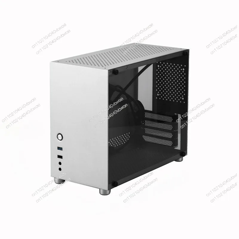 Glass HX BOX MATX tempered glass game long graphics card all aluminum small chassis