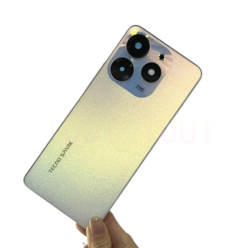 

backshell Back Cover Middle Frame For Tecno Spark 10 Pro KI7 with Camera Lens+ Side Button Housing Case Panel Replacement