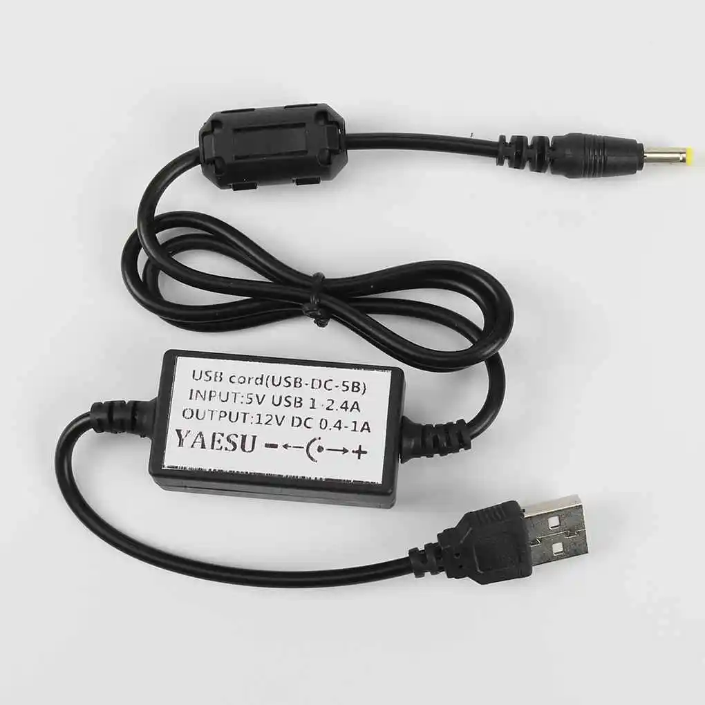 Black USB Intercom Charging Cables Chargers for Yaesu VX-8R VX-8DR VX-8GR FT1DR FT2DR FT1XDR FT-817 VX-5R Radios