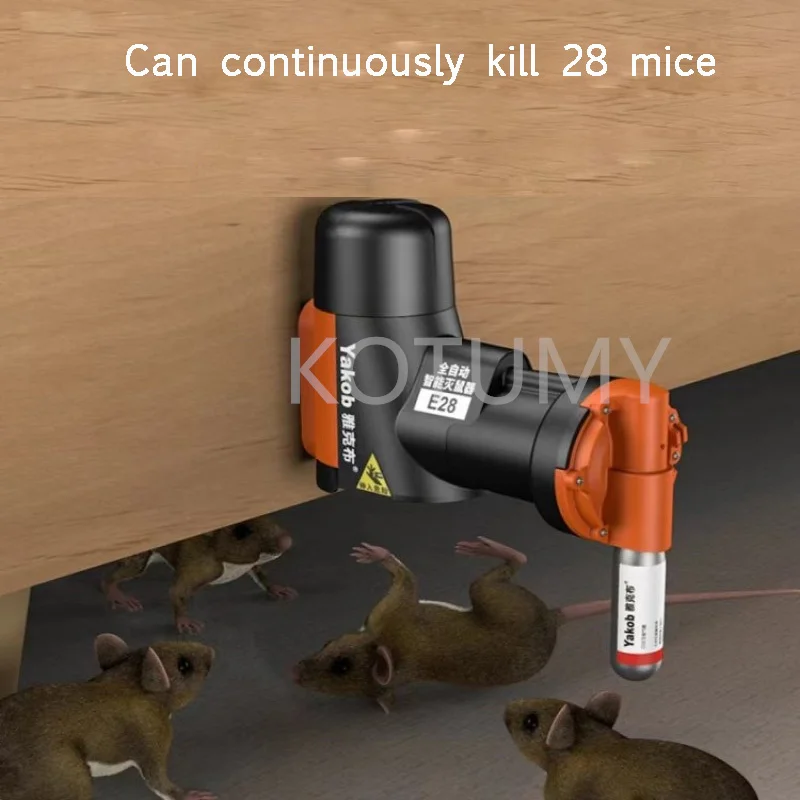 Automatic Intelligent Rodent Killer Pneumatic Mouse Rat Trap Mouse Killer Electronic Rodent Mouse Home Pest Control Rat