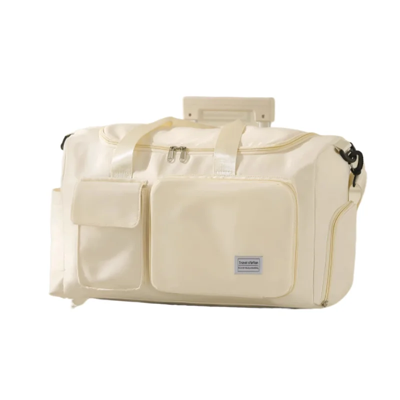 

Ladies' large-sized expandable weekend carry-on luggage bag, gym exercise bag