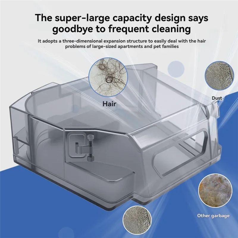 

B43C Dust Box Replacement For Roborock Q8 Max/Q8 Max+ /Q5 Pro/Q5 Pro+ Vacuum Cleaner Trash Bin Part