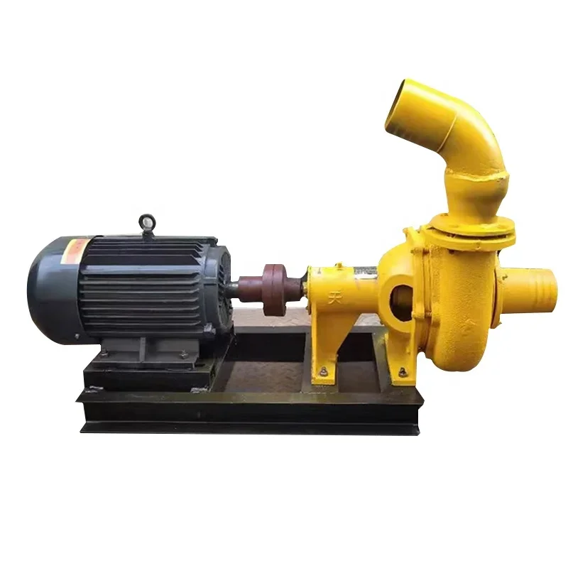 Horizontal sand suction pump Automatic river bottom dredging sand suction diesel engine Small mud pump sand 2 3 4 6 inches