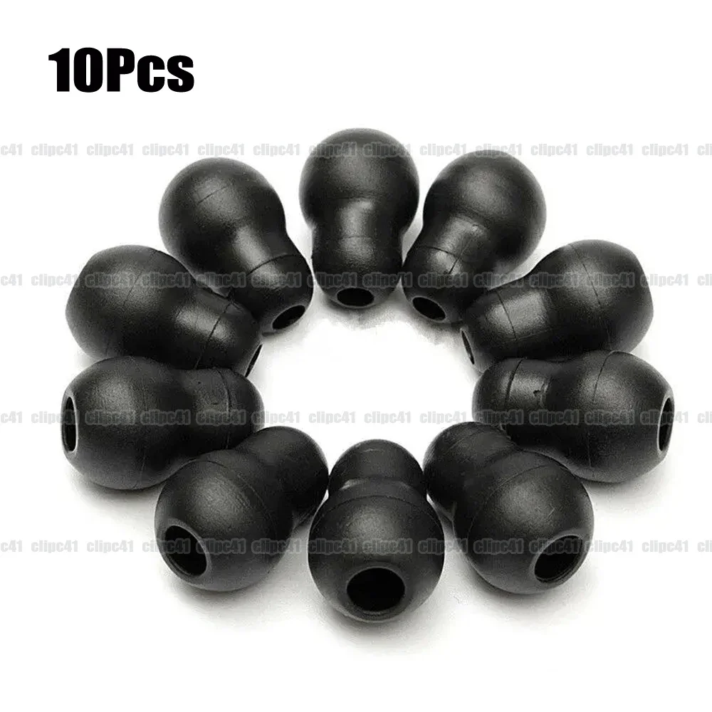 10Pcs/Lot Soft Silicone Black Ear Tips Replacement Earplug Earpieces Earbuds For Stethoscope Universal Super Comfortable