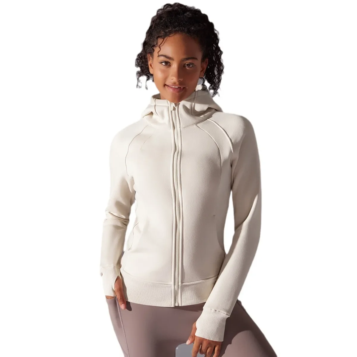 Chaqueta deportiva gruesa y cálida para mujer, abrigos de entrenamiento informales para gimnasio, camisetas deportivas para Yoga, ropa deportiva para correr al aire libre, invierno