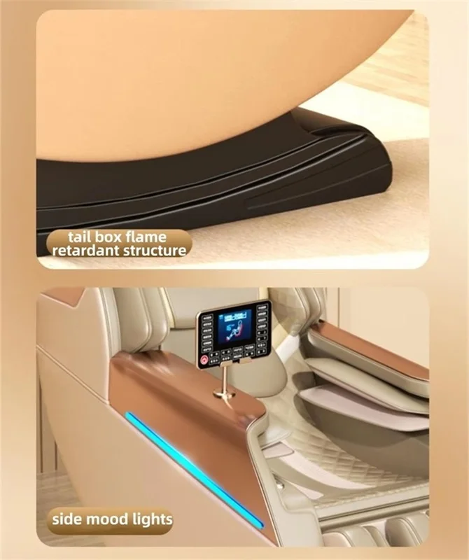 Factory Price 3D SL Rail Luxury Lying Massage Chair Massager Full Body Zero Gravity