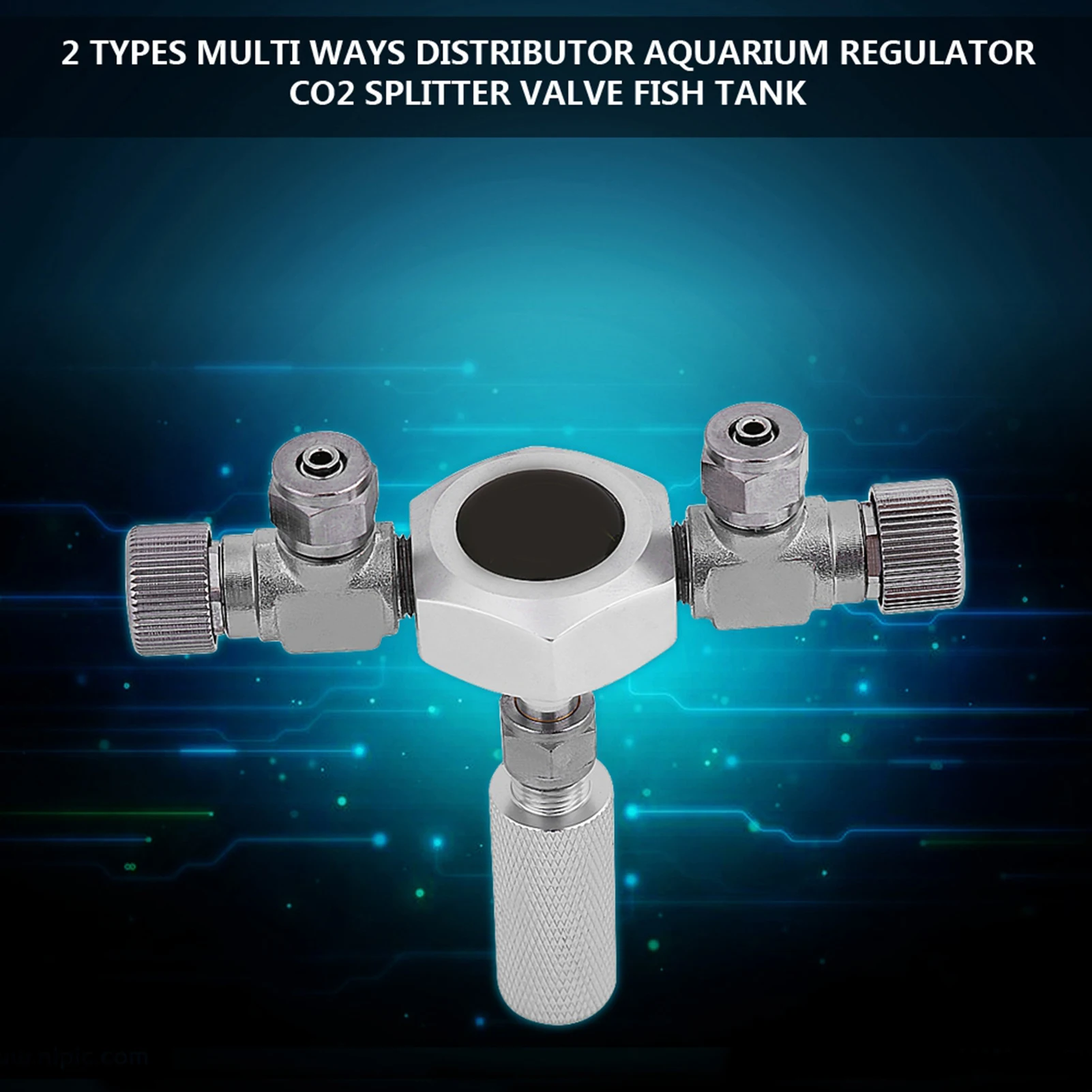 2 Types Multi Ways Distributor Aquarium Regulator CO2 Splitter Valve Fish  CO2 Distributor Aquarium Distributor CO2 Splitter