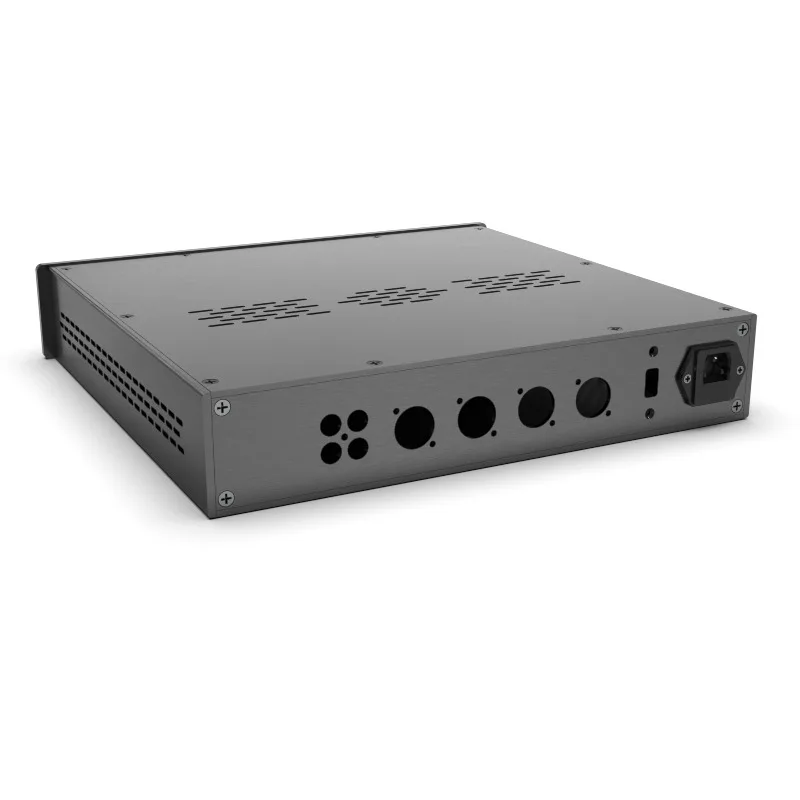 ตัวเครื่องขยายสัญญาณเสียง JC-2พร้อมเครื่องขยายสัญญาณเสียงระบบอะลูมิเนียมสีดำสีเงินกล่องเคส/กล่อง DIY (330*60*308มม.)