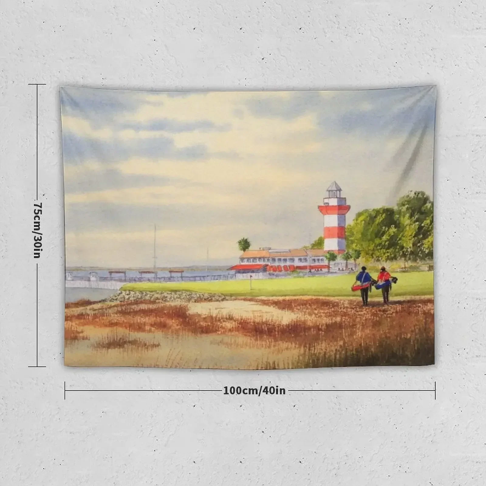 Harbor Town Golf Course SC Tapestry Room Decor Aesthetic Aesthetic Room Decoration Aesthetic Room Decors Tapestry