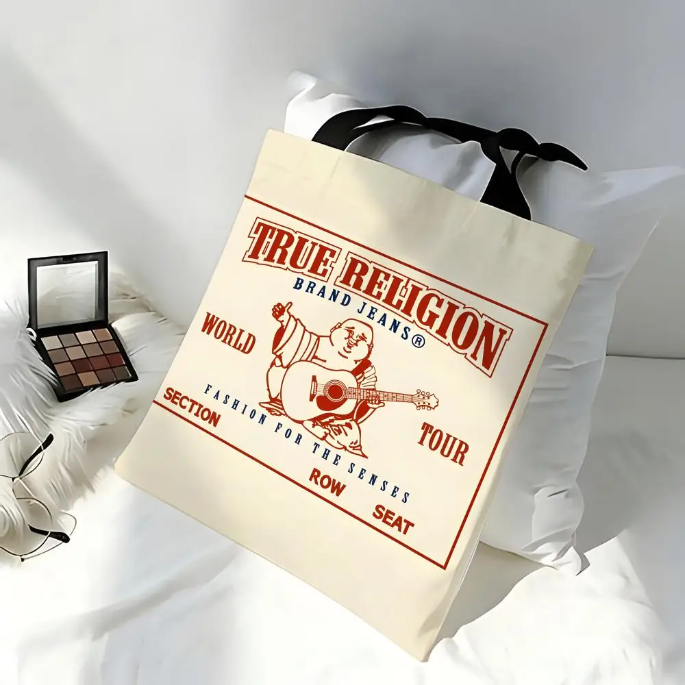 Trendige Denim Religion Aufbewahrungstaschen Canvas-Tragetasche - Festliche Große Handtasche für Picknick, Reisen und Einkaufen – Detail 26
