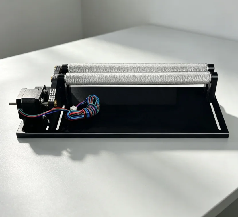 Fiber laser engraving and marking machine accessories, multi-function rotary axis, marking and engraving cylindrical items