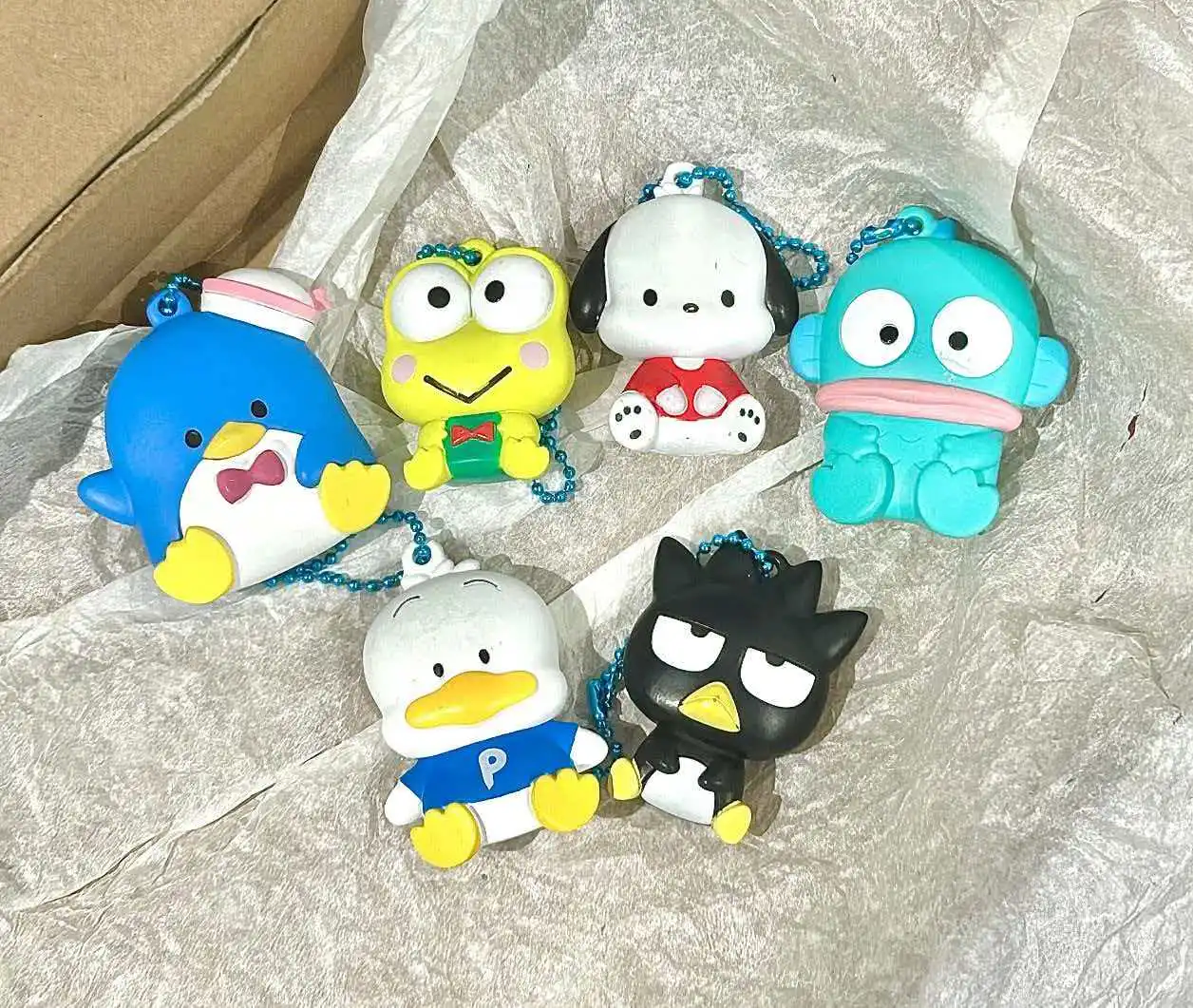 

In Stock Ugly Fish Keychain Blind Box Cute Anime Figure Backpack Pendant Keychain Cartoon Bag Hanging Decor Fans Festival Gift