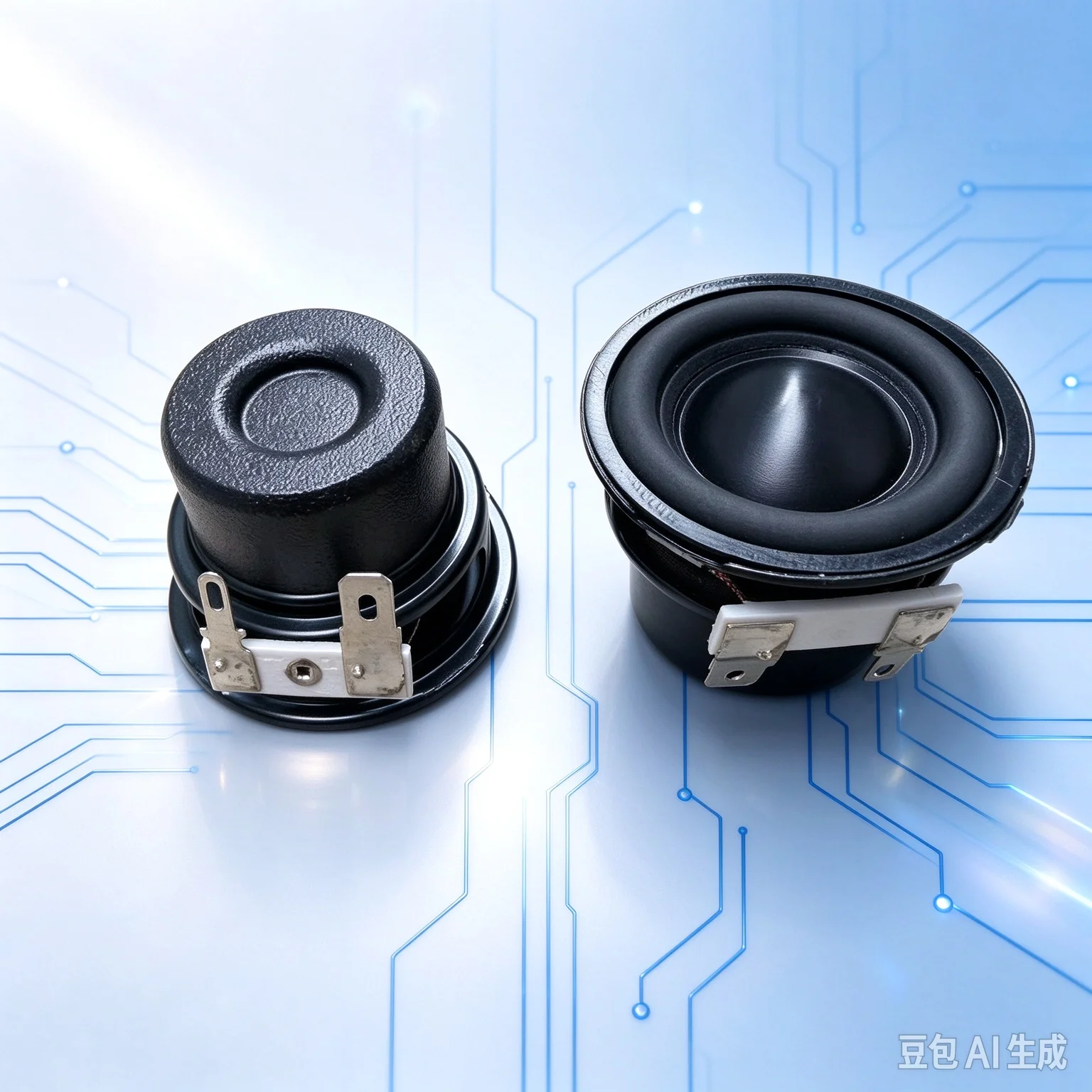 95new Unit for 40mm 1.5 Inch High Performance Long Stroke HiFi Full Range Speaker, Big Neodymium Magnet, Waterproof Aluminum Cap