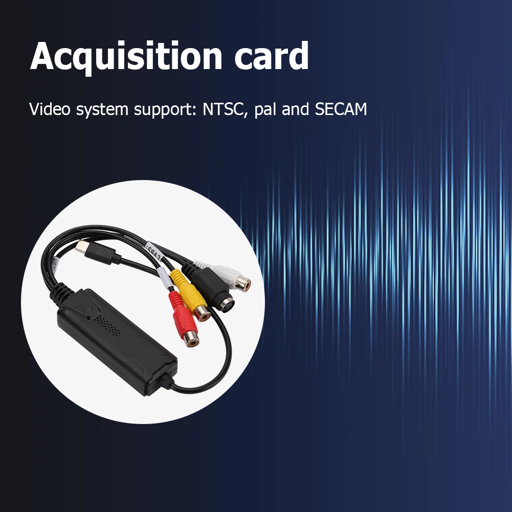 USB 3.1 Audio Video Capture Card Adapter 1 Channel Type-C DVD Audio Capture Adapter Card Audio Capture Adapter Converter