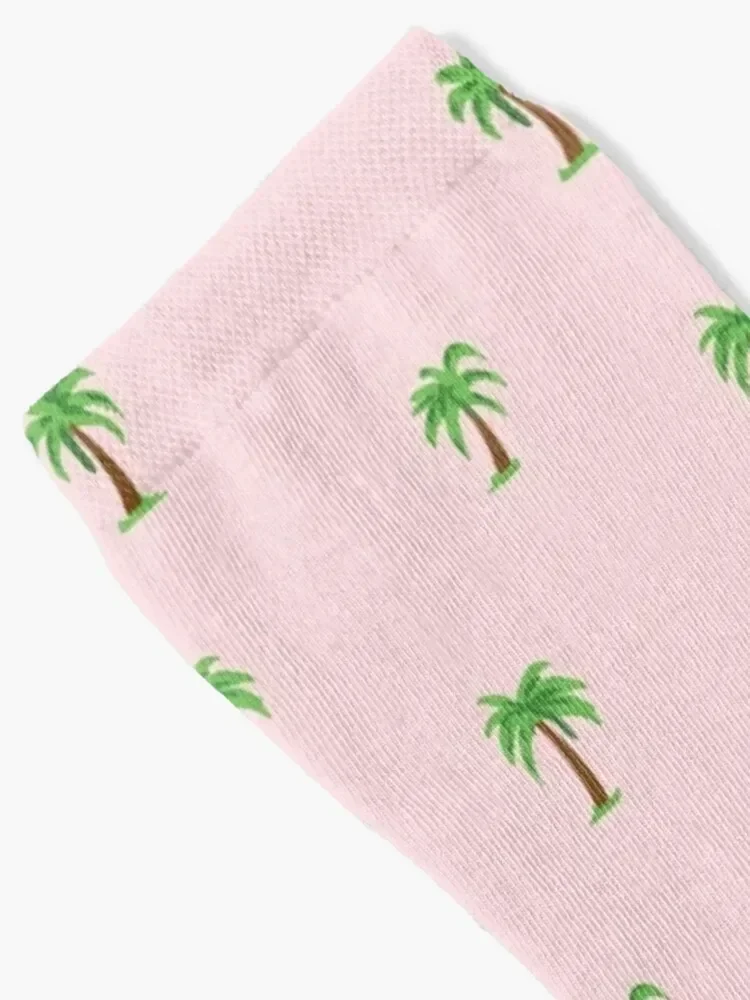 Pink Palm Trees Socks funny gifts gift Heating sock Socks Girl Men's