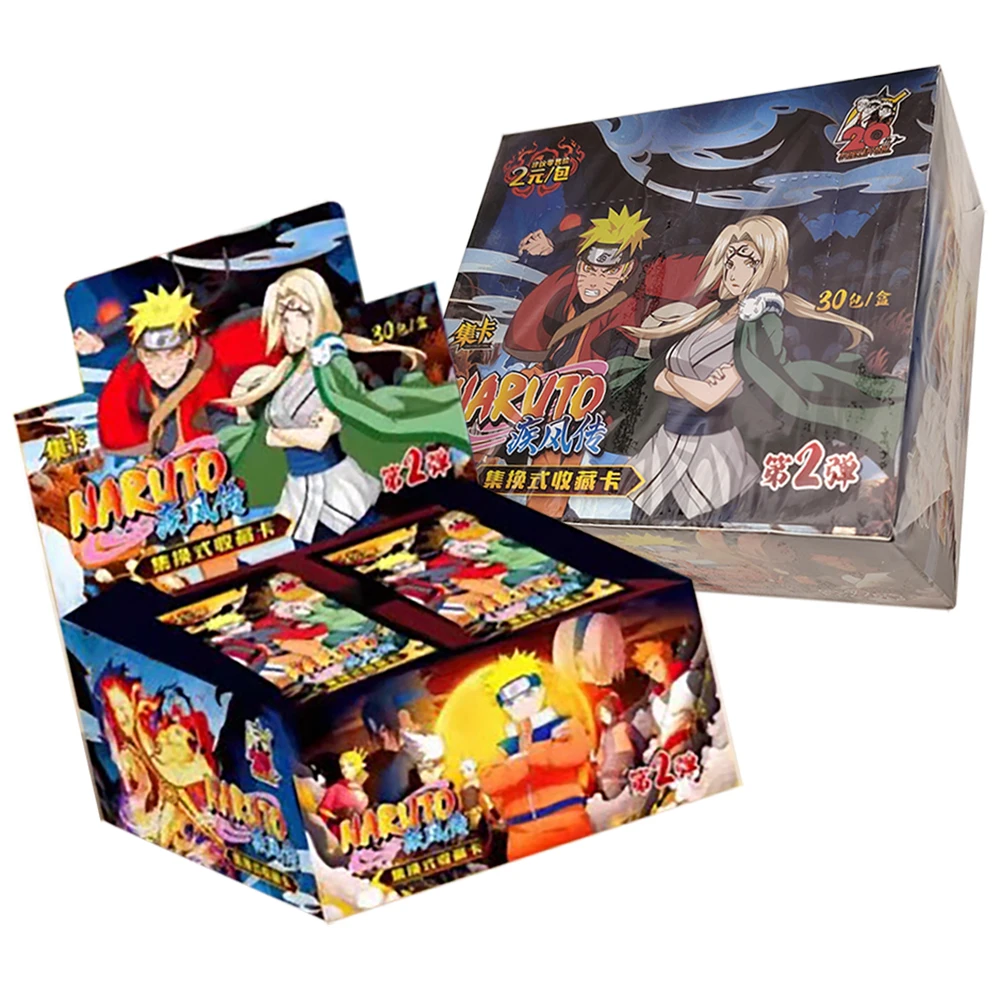 Naruto Popular Fantasy Battle Anime Collection Card Festival Family Gathering Gift Boys and Girls Hobbies Toy Cards Peripheral