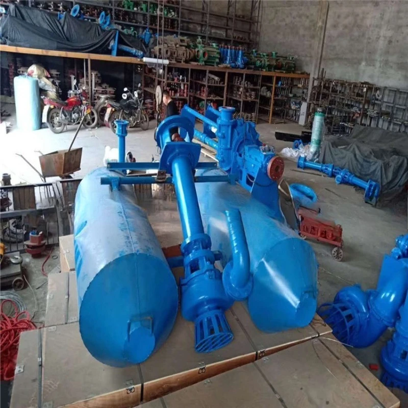 River dredging pump Buoy mud pump Fish pond dredging machine Sand washing ground