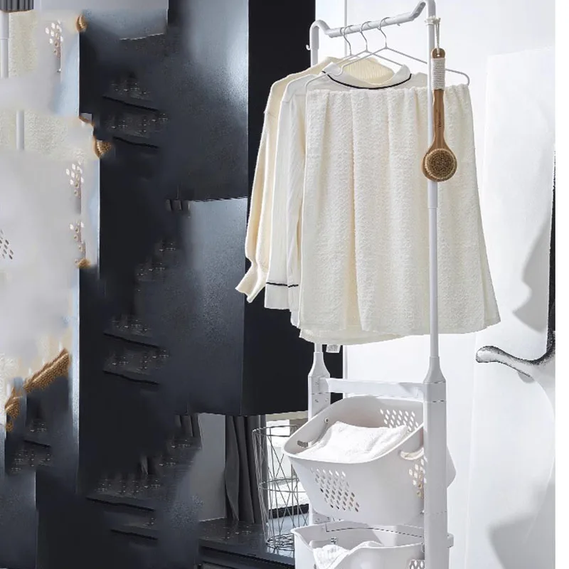 Clothes Hangers Organizer Box Indian Hanger Furniture Home Rack Coat Stand Vishakers Multifunction Iron Rack Para Ropa Woman Bag