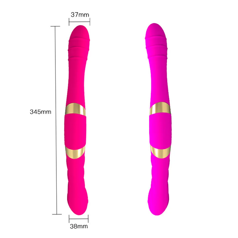 Vibrating Double-Ended Dildo Vibrator Lesbian Strapless Strapon G-spot Clitoris Stimulator Adults Sex Toys for Woman Sexshop 18+