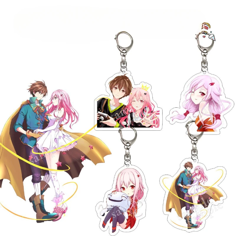 YUZURIHA INORI популярные аниме периферийные аксессуары сэндвич двусторонний акриловый кулон брелок комикс милые выставочные подарки