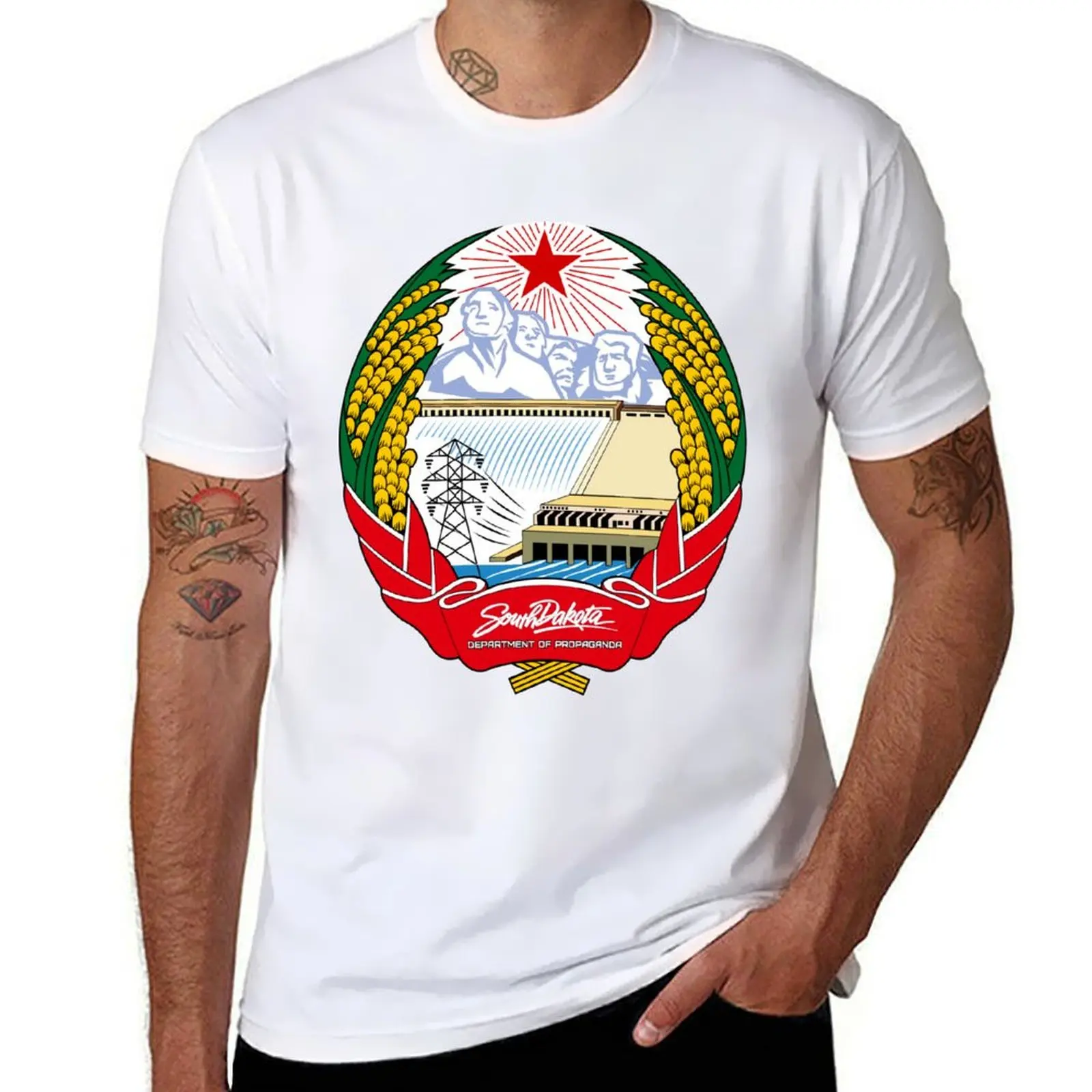 

Department Propaganda of Dakota South T-Shirt Breathable Travel T-Shirt