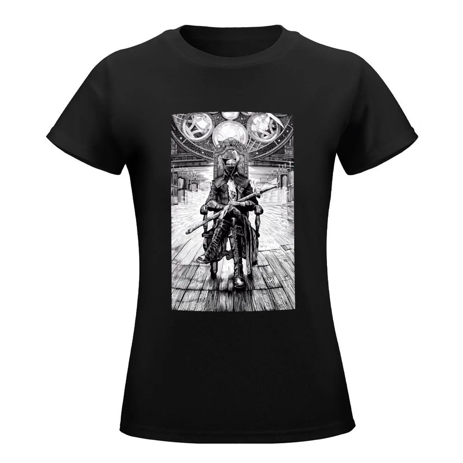 Lady Maria T-Shirt korean fashion Female clothing summer clothes tops Women