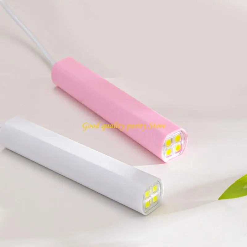 M4ya UVS Light สำหรับเล็บ, หลอดไฟ UVS มือถือสำหรับเจลเล็บ LED ตะเกียงตะปูแบบพกพาเล็บสำหรับบ่มเจลขัดมัน