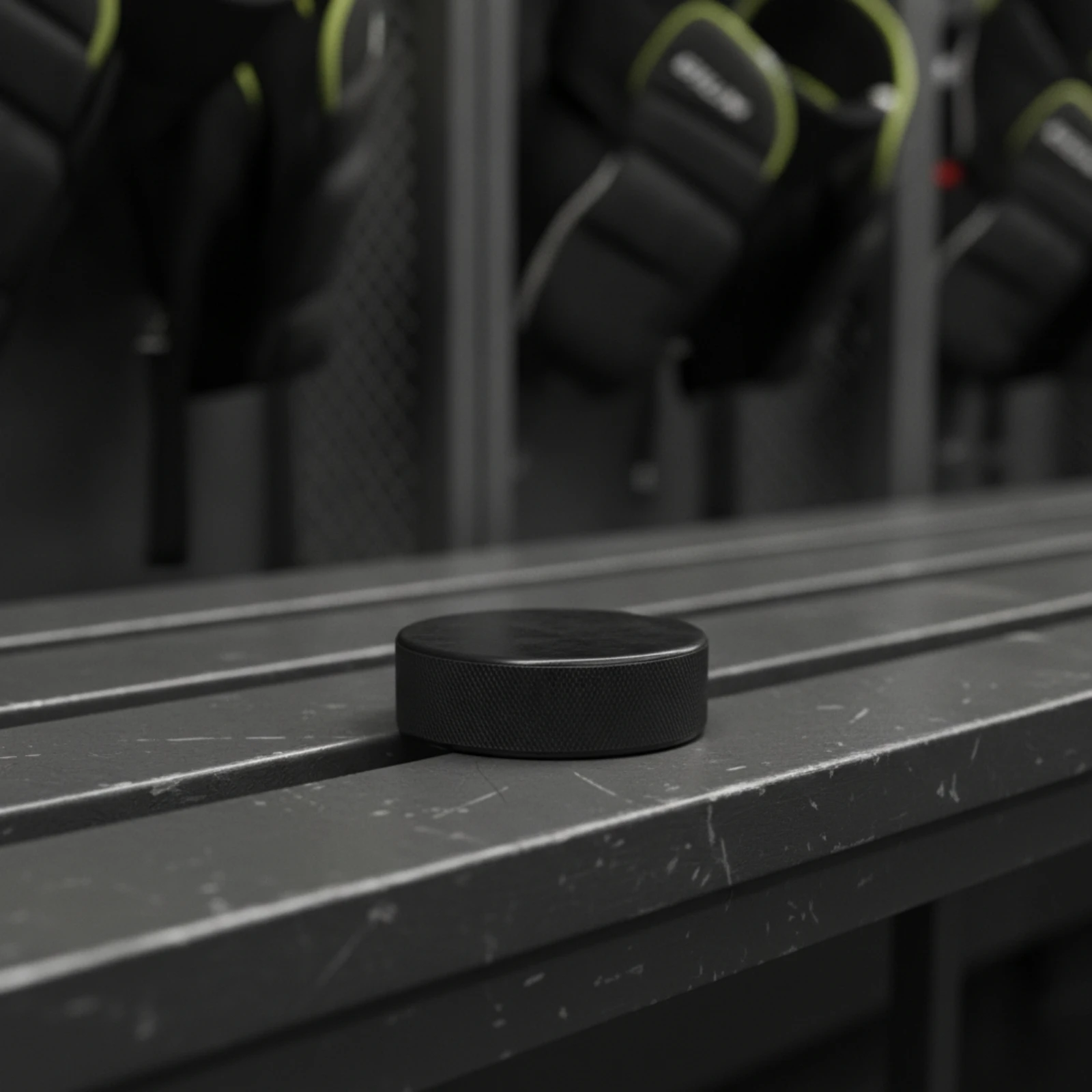 Ice Hockey Puck Smooth Flat Surface Rubber Hockey Puck Sports Equipment Solid Grippy for Competitive Play
