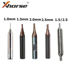 Xhorse CONDOR MINI Plus maszyny do cięcia klucz automatyczny frez czołowy wiertło z węglika XP005 XP007 XC002 1.0/1.5/2.0/2.5mm