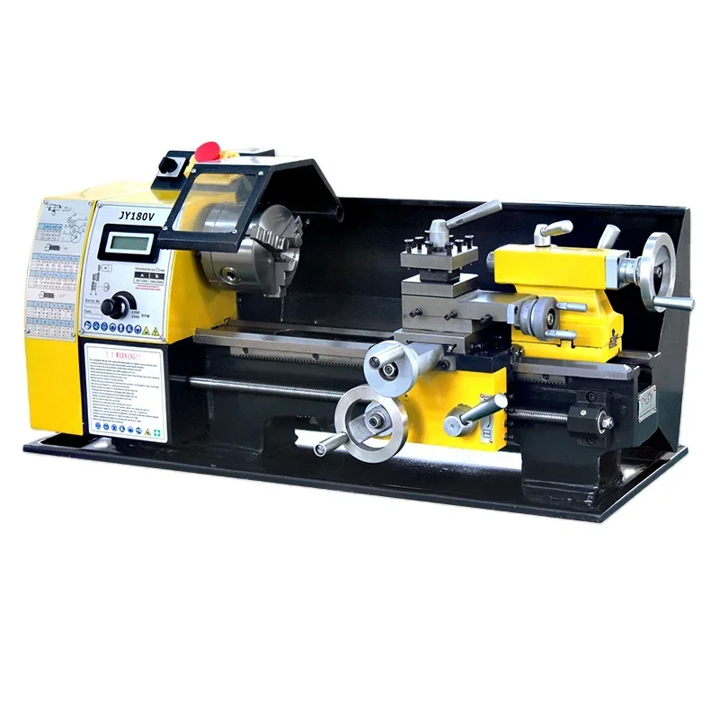 180V Manual Mini  Metal Turning Lathe Machine Tool Torno De Horizontal Mechanico Bench Equipment small lathe machine