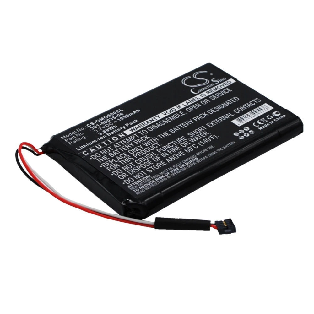 Li-ion GPS, Navigator Battery for Garmin, 3.7V, 1050mAh, Compatible Models:  Approach G8