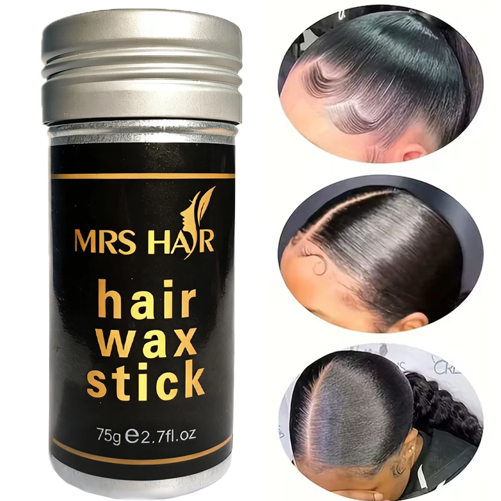 Hair Wax Stick Broken Hair Artifact Gel Cream Styling Hair Frizz Fixed Fluffy Men/Women Styling Hair Wax Stick 15g/75g