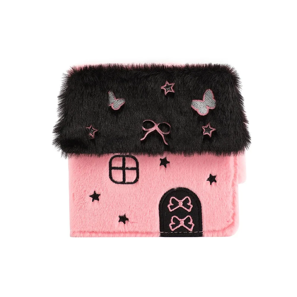 House Shape Butterfly plush album Binder Kpop Photocards Holder Notebook Album Idol Photo Cards Storage album Kpop Stationery