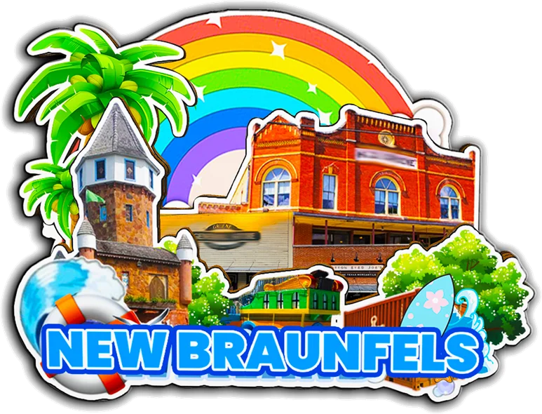 مغناطيس ديكور لماك كيني دالاس أوستن هيوستن بلانو مانسفيلد براونفيلز تكساس الولايات المتحدة الأمريكية مدينة لاندمارك ملصقات الثلاجة الخشبية #3