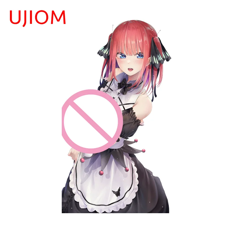 UJIOM Nakano Nino Maid Uniform Graffiti Pretty Wall Sticker headboard Tile living room rugs Decal pretty adhesive wallpaper