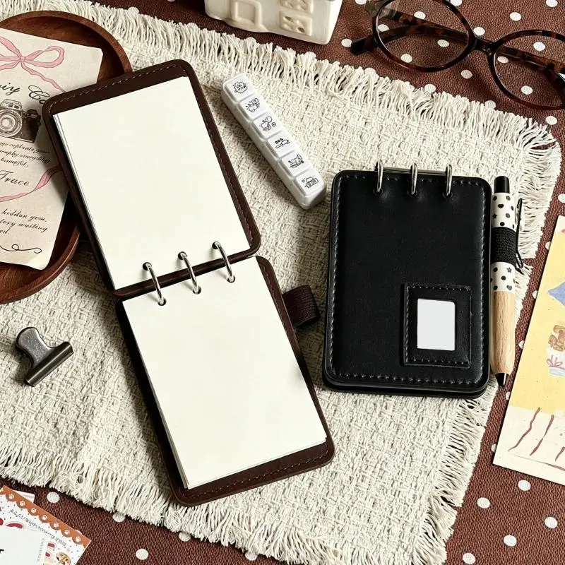 CORA Three-Rings Planner Notebook with Removable and Replaceable Pages for Class Note and Quick Daily Ideas