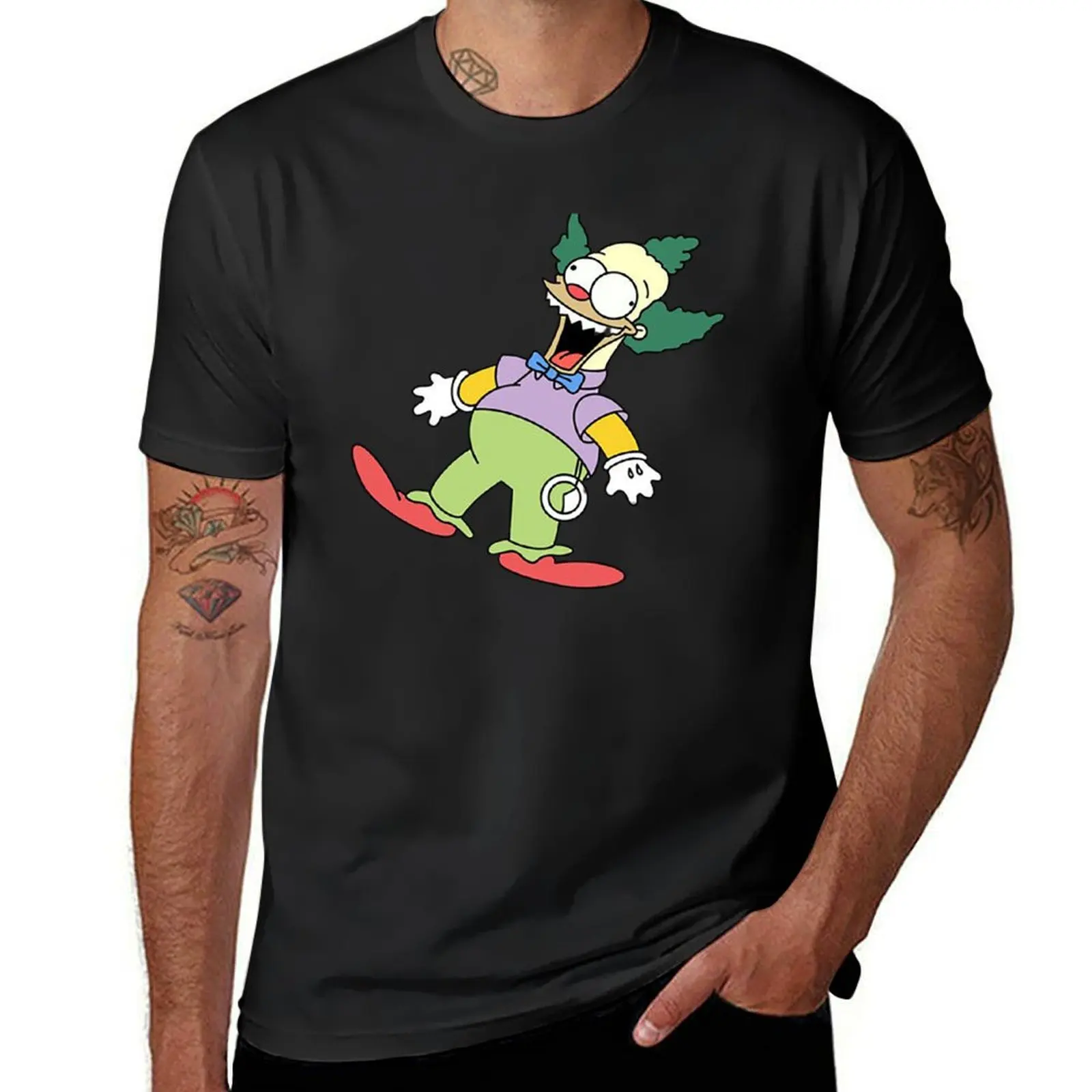 Krusty Doll Treehouse of T-Shirt heavyweights animal prinfor boys plus size tops workout shirts for men