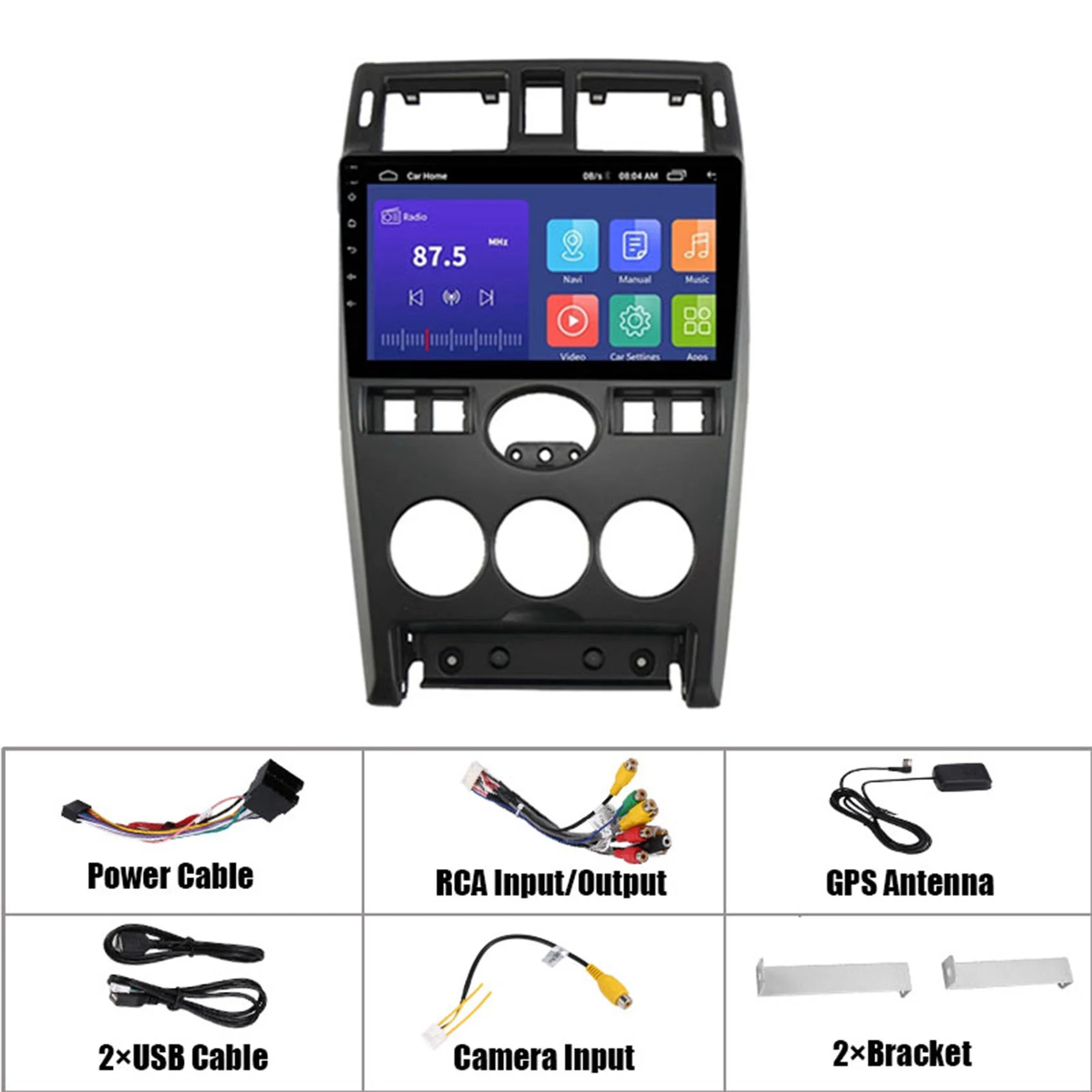 1G+16G 2Din Car DVD Radio Android 10 Car Radio Multimedia Video Player for LADA Priora 2007 - 2013