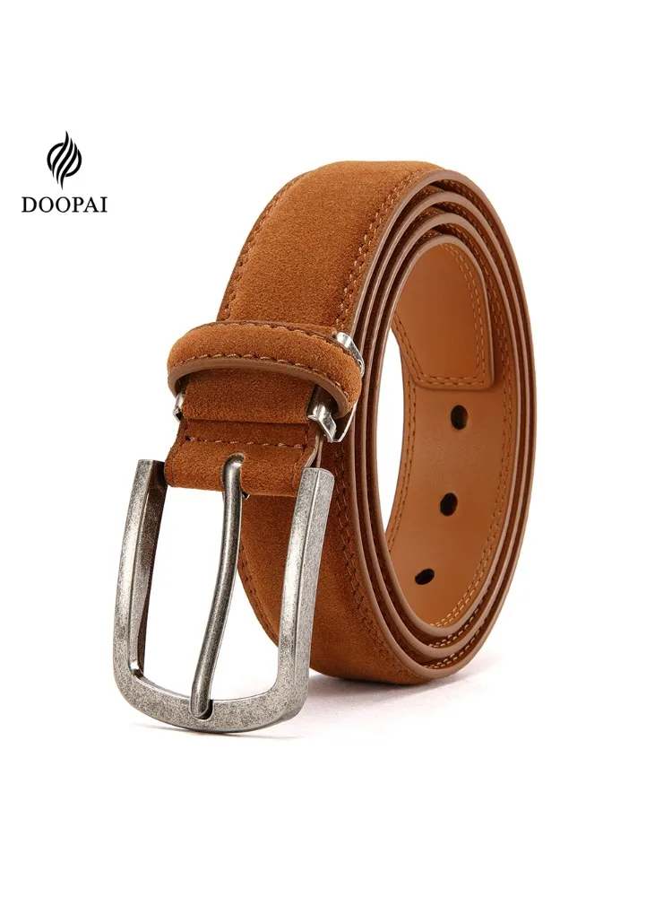 Ceinture en cuir PU unisexe, taille libre, pour femmes, de luxe, de styliste, en jean, à la mode, en daim, 115 125 135CM