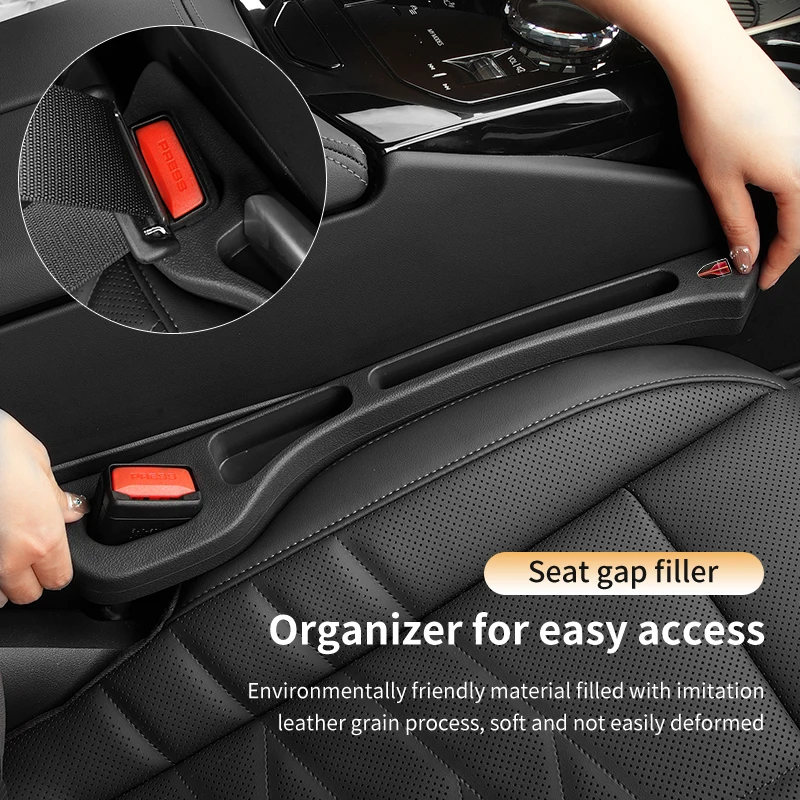 Car Seat Gap Filler Strip Side Seam Phone Leak-Proof Storage Box For Hongqi H9 HS5 H5 H7 E-HS9 E115 HS7 LS7 2021 2022 2023