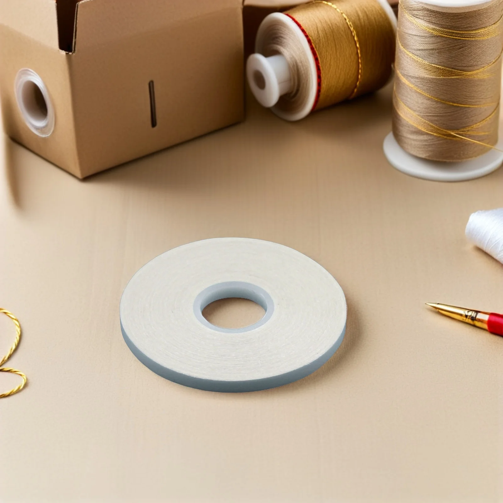 1 لفة مزدوجة الوجهين شريط قابل للذوبان في الماء اللحف الخياطة لاصق النسيج تحديد خليط الخياطة المؤقتة ملحق DIY أداة #2