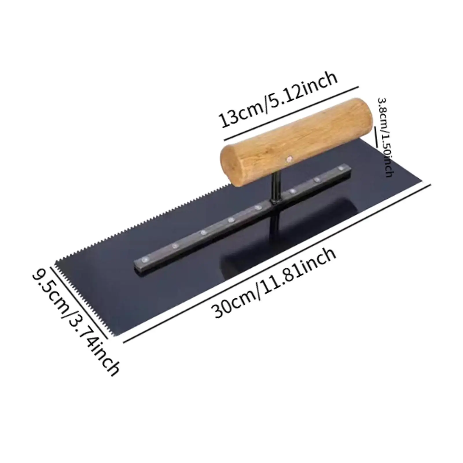 Plastering Trowel Multifunctional Lightweight Professional Flooring Trowel for Masonry Tiling Construction Drywall Bricklaying